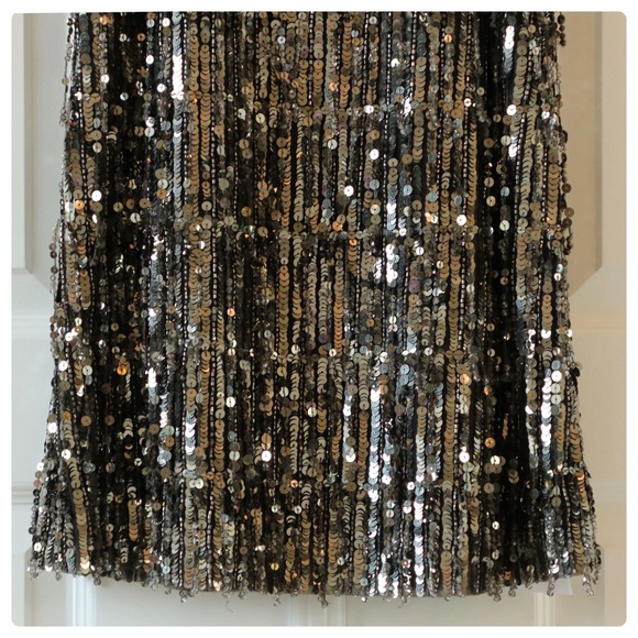 ALICE + OLIVIA Chicago Sequined Fringe Mini Dress - Picture 13 of 17